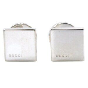 GUCCI Square logo cuffs Silver925 Square mens